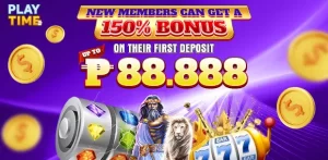 150% Welcome Bonus up to ₱88,888!