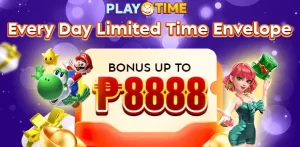 Every Day Limited Time Envelope Bonus Up to ₱8888