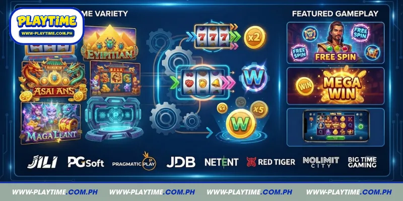 Slots Spanning Multiple Themes and Game Styles